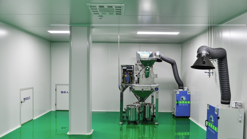 Huatai GMP clean room — powder processing and packaging